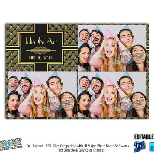 4x6 Templates Photo Booth Graphics