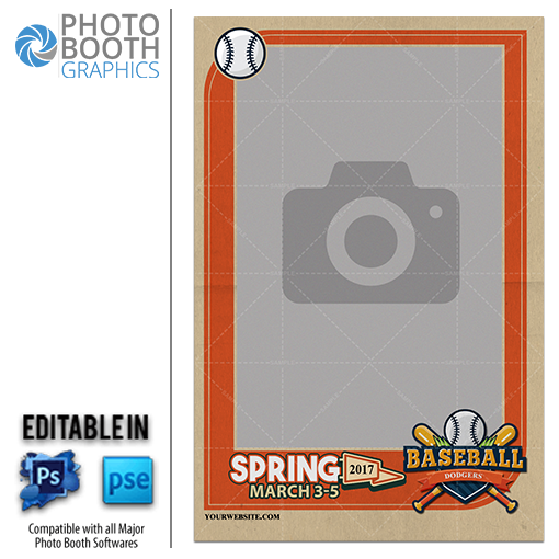 Baseball Card Template Photoshop from photoboothgraphics.com