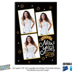 Golden New Year - 3up