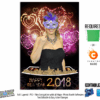 3D Pop Up New Years 2018