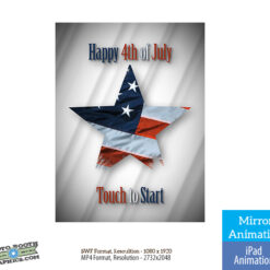 4th of July - Flag - Start Screen