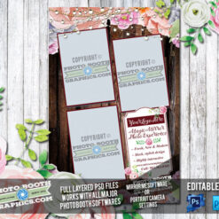 Rustic Watercolor Bridal Show 4x6