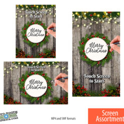 Rustic Christmas - Merry Christmas -  Attract Screen