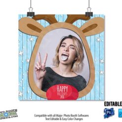 Rudolph Holiday Party - Square Template
