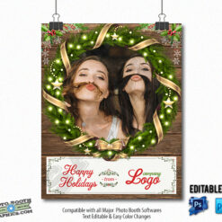 Rustic Holiday Wreath - Static