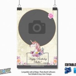 Watercolor Unicorn Birthday