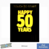 Happy 50 - iPad Screen