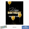 Happy Birthday Gold - iPad Screen