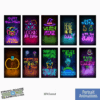 Neon Halloween - Portrait/Mirror Screen Pack