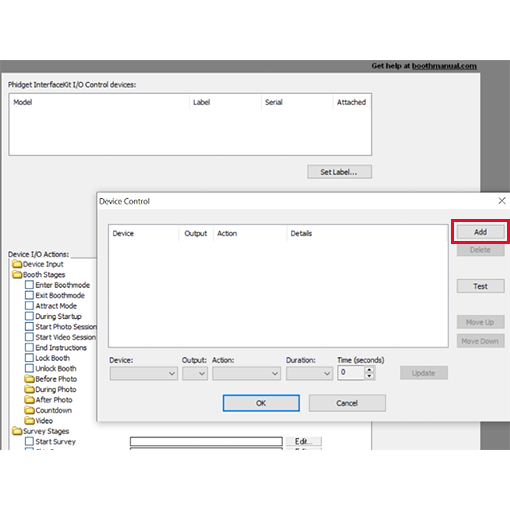 darkroom booth video camera settings