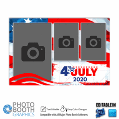 4th of July - 4x6 - 3 photo - Portrait