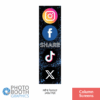 Share - Social Media Icons - Column Screen