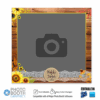 Rustic Burlap & Sunflowers - Square