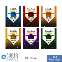 Graduation Celebration - School Colors - iPad Screen