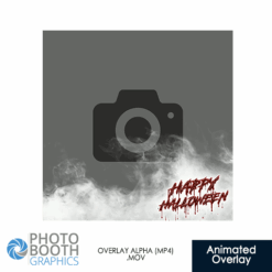 Bloody Halloween - Square - MOV & MP4 Alpha - Animated Overlay